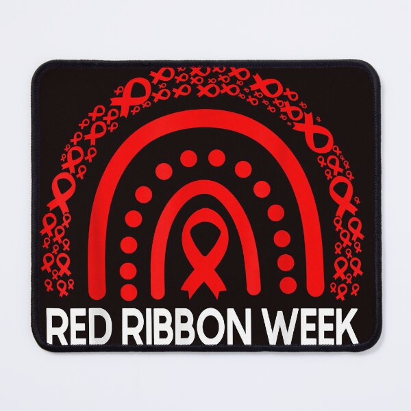 Item preview, Red Ribbon Week Rainbow, Red Ribbon Week Awareness designed and sold by Ella38.