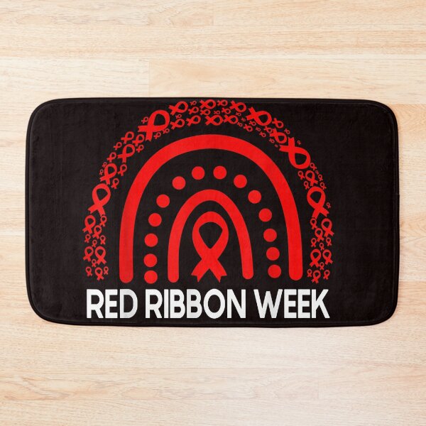 Item preview, Red Ribbon Week Rainbow, Red Ribbon Week Awareness designed and sold by Ella38.