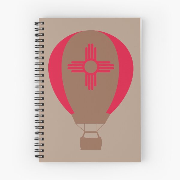Item preview, New Mexico Flag Hot Air Balloon - Brown & Red designed and sold by LatterDaze.