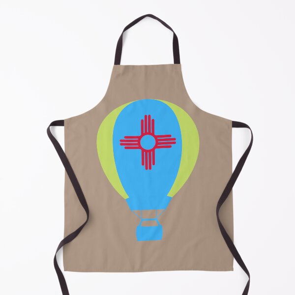 Item preview, New Mexico Flag Hot Air Balloon - Green & Blue designed and sold by LatterDaze.