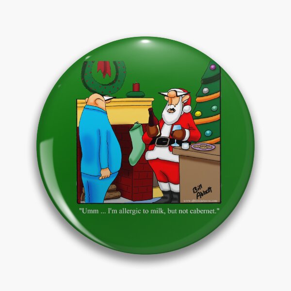 Item preview, Funny Spectickles Christmas Cabernet Wine Cartoon Humor designed and sold by abbottoons.