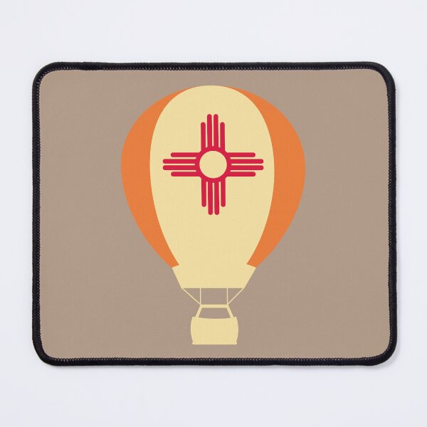 Item preview, New Mexico Flag Hot Air Balloon - Orange & Yellow designed and sold by LatterDaze.