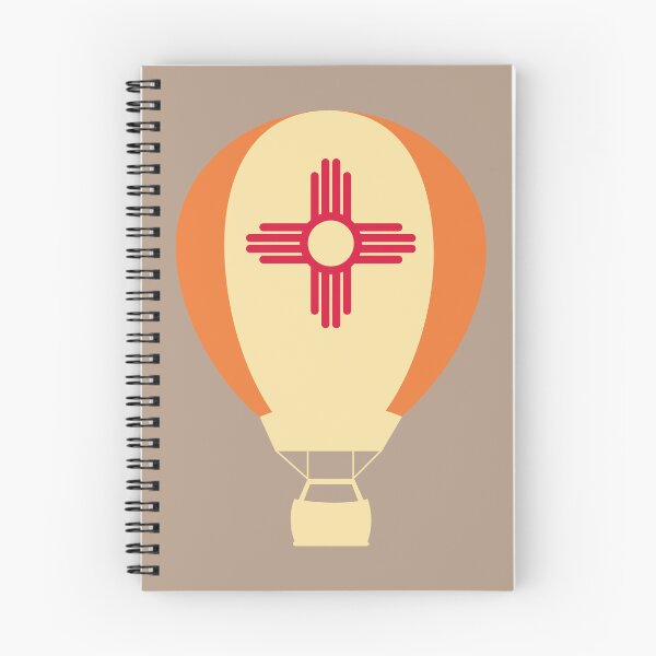Item preview, New Mexico Flag Hot Air Balloon - Orange & Yellow designed and sold by LatterDaze.