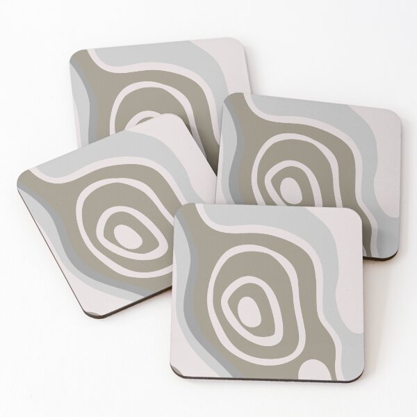 Item preview, Colorful Liquid Swirl Abstract Maximalist Pattern Retro Aesthetic Groovy Style Muted Green designed and sold by scorpiolane.