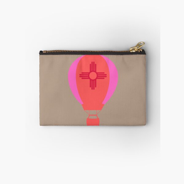 Item preview, New Mexico Flag Hot Air Balloon - Pink & Red designed and sold by LatterDaze.