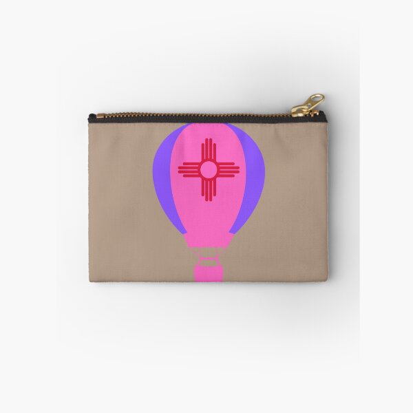 Item preview, New Mexico Flag Hot Air Balloon - Purple & Pink designed and sold by LatterDaze.