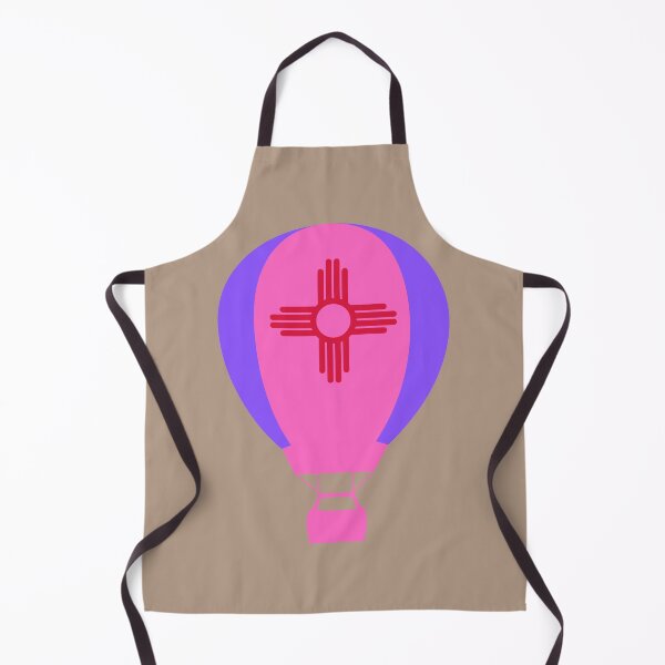 Item preview, New Mexico Flag Hot Air Balloon - Purple & Pink designed and sold by LatterDaze.