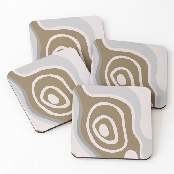Item preview, Colorful Liquid Swirl Abstract Maximalist Pattern Retro Aesthetic Groovy Style Olive Brown designed and sold by scorpiolane.