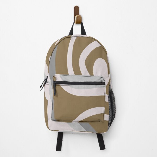 Item preview, Colorful Liquid Swirl Abstract Maximalist Pattern Retro Aesthetic Groovy Style Olive Brown designed and sold by scorpiolane.