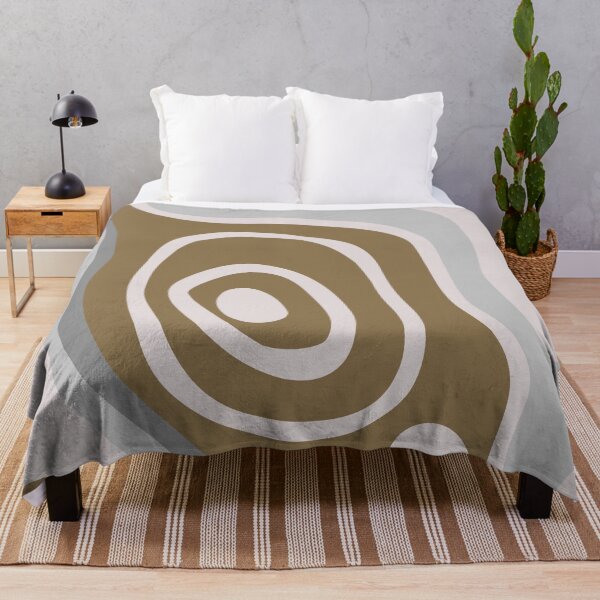 Item preview, Colorful Liquid Swirl Abstract Maximalist Pattern Retro Aesthetic Groovy Style Olive Brown designed and sold by scorpiolane.