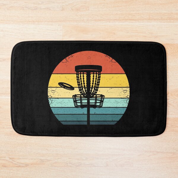 Item preview, 70s Disc Golf Silhouette on a Vintage Sunset designed and sold by KleverOlivier.