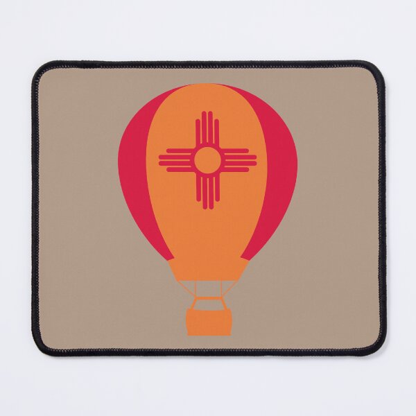 Item preview, New Mexico Flag Hot Air Balloon - Red & Orange designed and sold by LatterDaze.