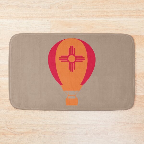 Item preview, New Mexico Flag Hot Air Balloon - Red & Orange designed and sold by LatterDaze.
