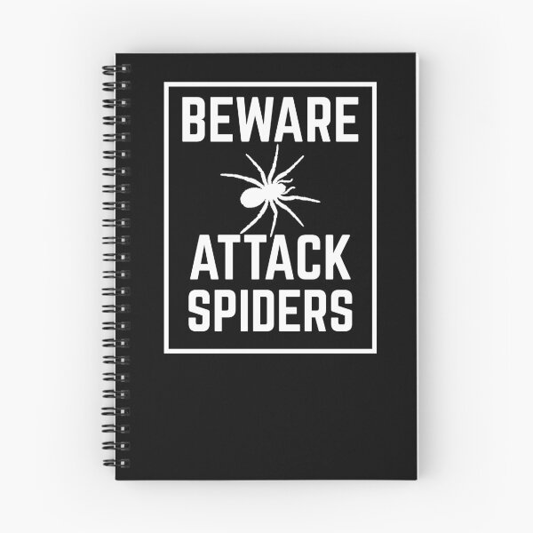 Item preview, BEWARE ATTACK SPIDERS designed and sold by jazzydevil.