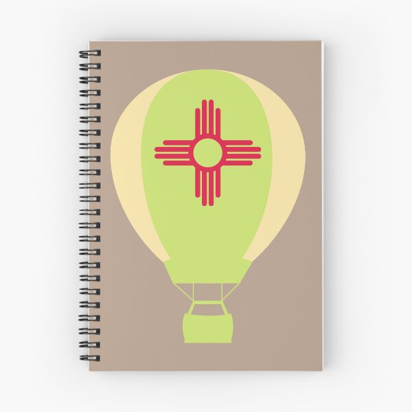 Item preview, New Mexico Flag Hot Air Balloon - Yellow & Green designed and sold by LatterDaze.