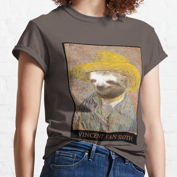 Vincent Van Sloth - Lost Art Classic T-Shirt