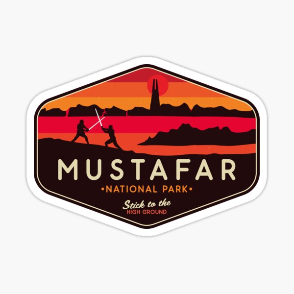 Mustafar National Park  Sticker