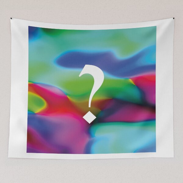 Item preview, Alphabet Flower Power "?" designed and sold by Hell-Prints.