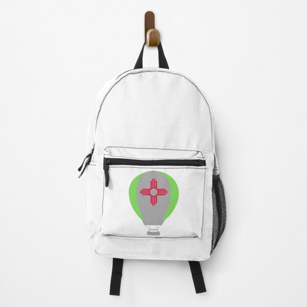 Item preview, New Mexico Flag Hot Air Balloon - Gray & Green designed and sold by LatterDaze.
