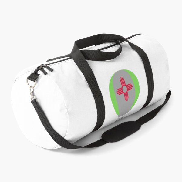 Item preview, New Mexico Flag Hot Air Balloon - Gray & Green designed and sold by LatterDaze.