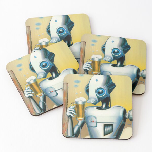 Item preview, Beer loving Robots designed and sold by bullshirter.