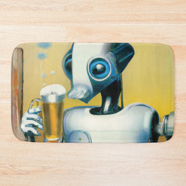 Item preview, Beer loving Robots designed and sold by bullshirter.