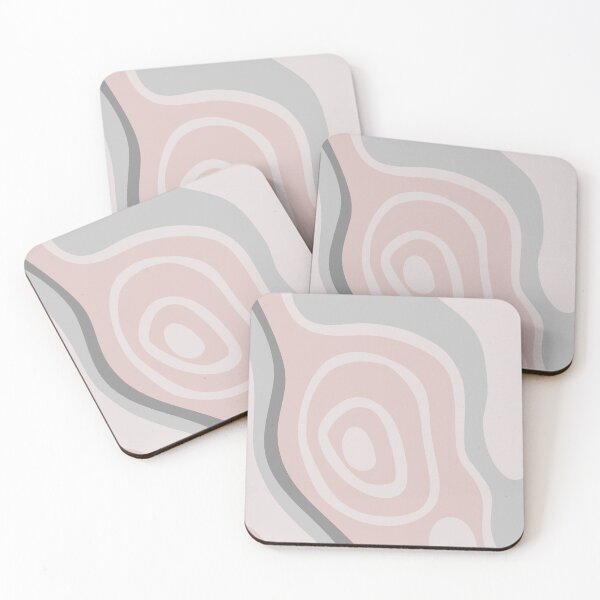 Item preview, Colorful Liquid Swirl Abstract Maximalist Pattern Retro Aesthetic Groovy Style Pale Pink designed and sold by scorpiolane.