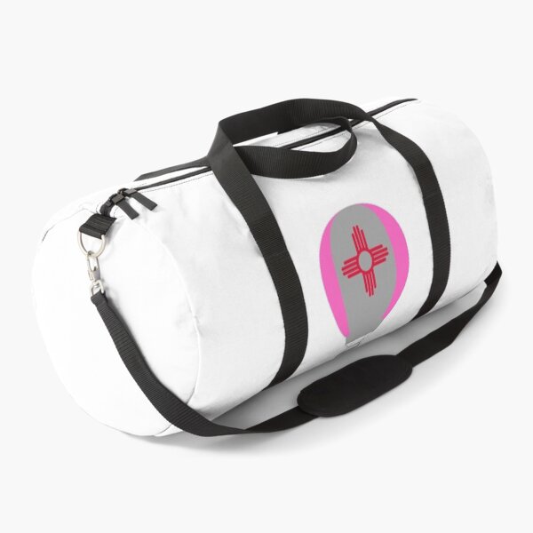 Item preview, New Mexico Flag Hot Air Balloon - Gray & Pink designed and sold by LatterDaze.