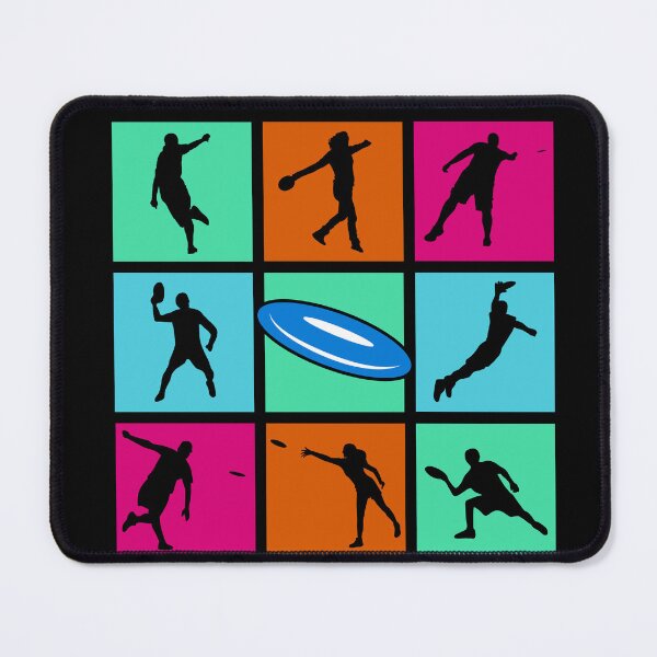 Item preview, Disc Golf Players Silhouette Pop Art Design designed and sold by KleverOlivier.