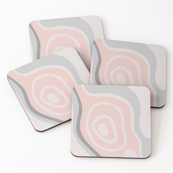 Item preview, Colorful Liquid Swirl Abstract Maximalist Pattern Retro Aesthetic Groovy Style Coral Pink designed and sold by scorpiolane.