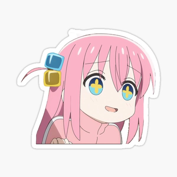 Bocchi the Rock Vinyl Sticker Hitori Gotou Slime Chibi -  Portugal