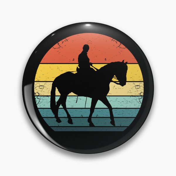 Item preview, 70s Jockey at the Sunset Vintage Equestrian designed and sold by KleverOlivier.