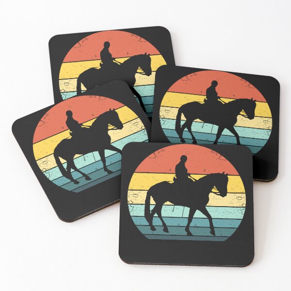 Item preview, 70s Jockey at the Sunset Vintage Equestrian designed and sold by KleverOlivier.