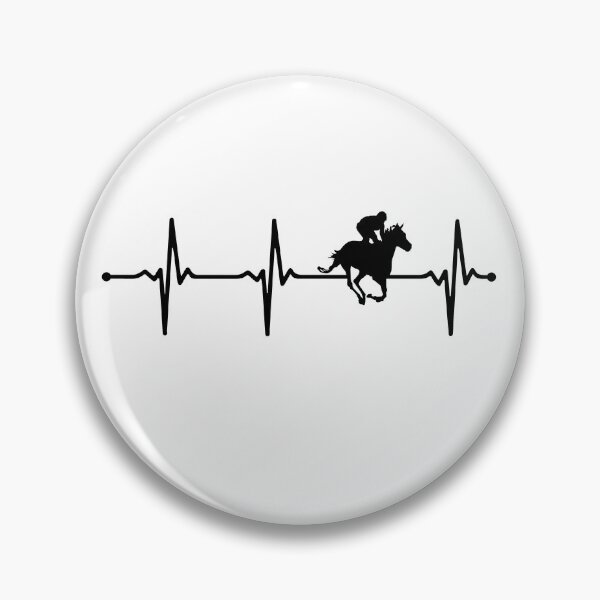 Item preview, Heartbeat Jockey Horseman ECG Style Bv designed and sold by KleverOlivier.