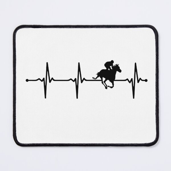 Item preview, Heartbeat Jockey Horseman ECG Style Bv designed and sold by KleverOlivier.