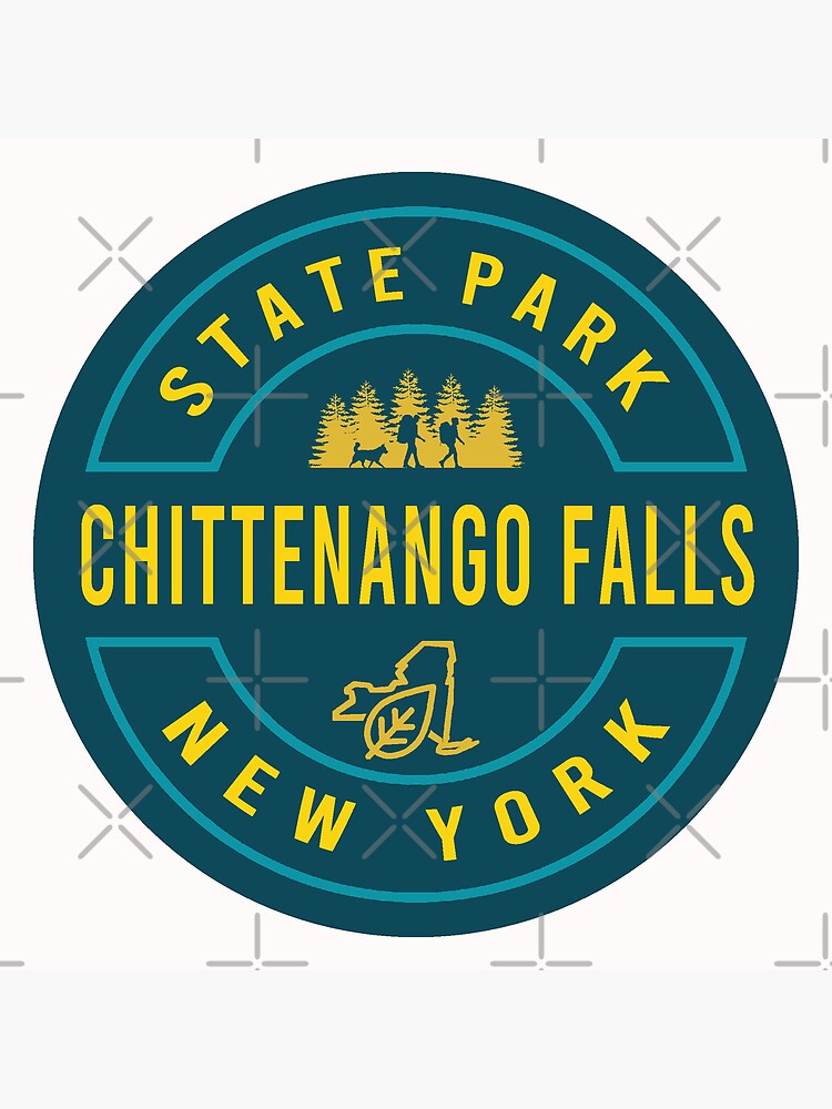 "Chittenango Falls State Park Adventure Logo" Photographic Print for