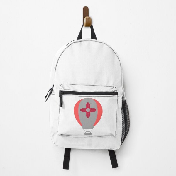 Item preview, New Mexico Flag Hot Air Balloon - Gray & Red designed and sold by LatterDaze.