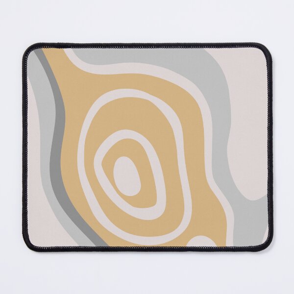 Item preview, Colorful Liquid Swirl Abstract Maximalist Pattern Retro Aesthetic Groovy Style Honey Yellow designed and sold by scorpiolane.