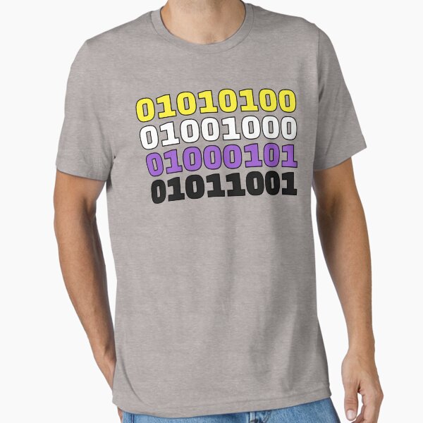 Item preview, Non-Binary Binary Code (THEY) designed and sold by Chiherah.