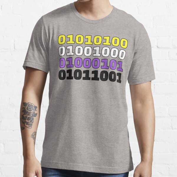 Item preview, Non-Binary Binary Code (THEY) designed and sold by Chiherah.