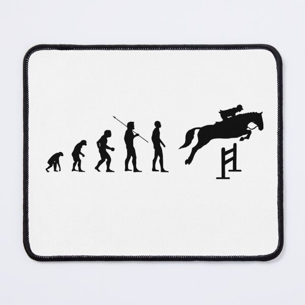 Item preview, Evolution of Man | Funny Jockey Horseman Meme Bv designed and sold by KleverOlivier.