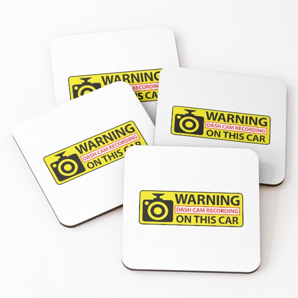 Item preview, Warning Dash Cam Recording Sign Car Window designed and sold by richter74.