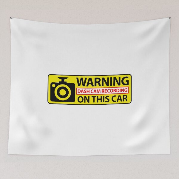 Item preview, Warning Dash Cam Recording Sign Car Window designed and sold by richter74.