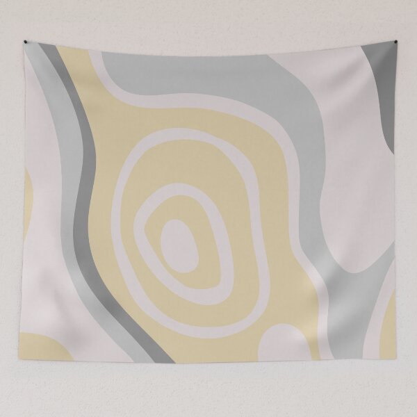 Item preview, Colorful Liquid Swirl Abstract Maximalist Pattern Retro Aesthetic Groovy Style Yellow designed and sold by scorpiolane.