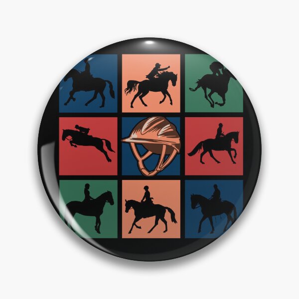Item preview, Equestrian Jockey Horseman Pop Art Poses designed and sold by KleverOlivier.