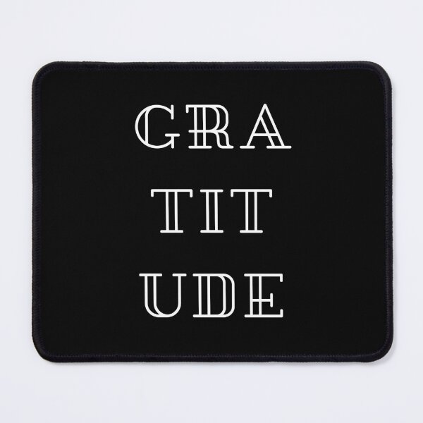 Item preview, Gratitude All Over Text designed and sold by NinniSilver.