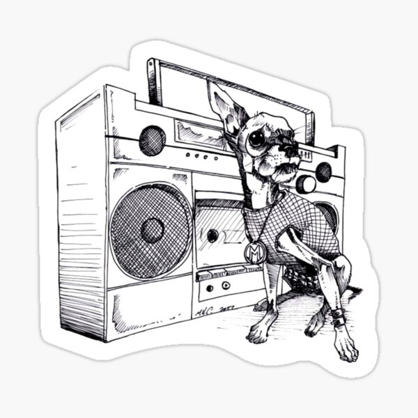 Sketchy Morty Sticker