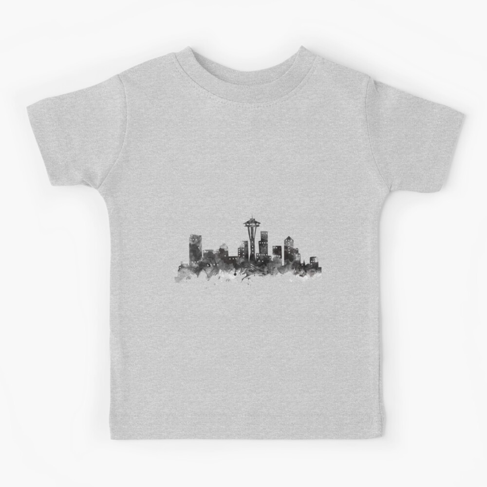 Vintage Houston Baseball Space City Skyline Retro Cityscape Kids Long  Sleeve Shirt