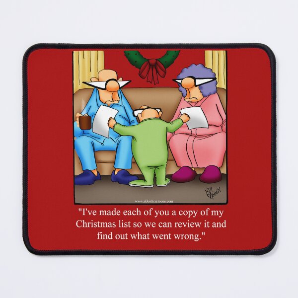 Item preview, Funny Spectickles Christmas List Cartoon Humor designed and sold by abbottoons.