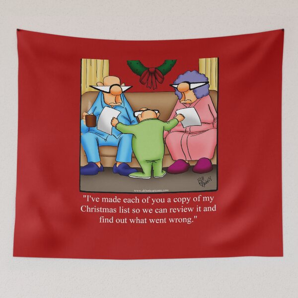 Item preview, Funny Spectickles Christmas List Cartoon Humor designed and sold by abbottoons.